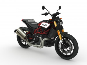 low poly indian ftr 1200 Model 3D