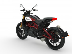 low poly indian ftr 1200 3Dモデル