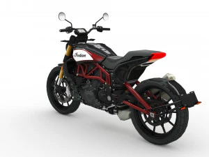 low poly indian ftr 1200 3D Model