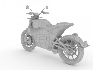 low poly indian ftr 1200 3D Model