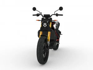 low poly indian ftr 1200 3D Model