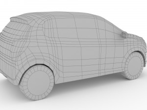 low poly citroen c1 urban ride 3Dモデル