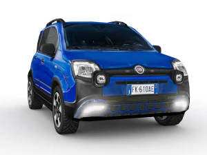 로우 폴리 피아트 팬더 시티 크로스 2017 3D 모델