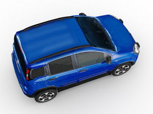 low poly fiat panda city cross 2017 3D 모델