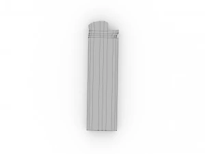 Low poly lighter cricket 3D Model