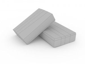 low poly matches 3D Model