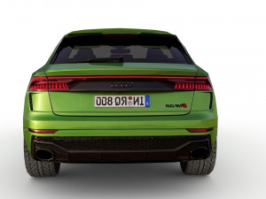low poly audi rs q8 2020 3D Model