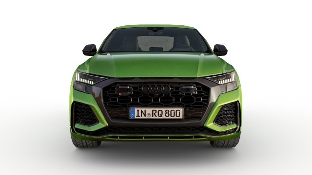 low poly audi rs q8 2020 3D Model .c4d .max .obj .3ds .fbx .stl .blend 