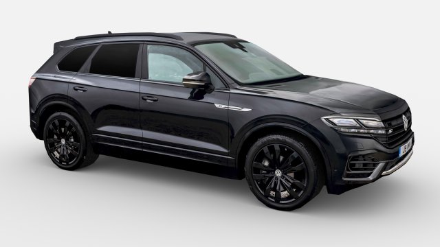 volkswagen touareg 2020 black edition 3D Model .c4d .max .obj .3ds .fbx .stl .blend 