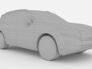 volkswagen touareg 2020 black edition 3D Model