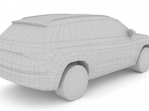 skoda kodiaq rs 2019 3D Model
