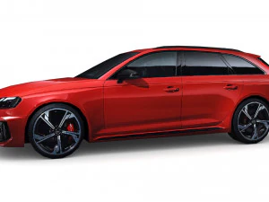 audi rs4 avant 2020 3D Model