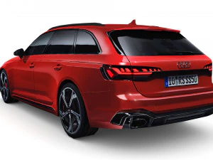 audi rs4 avant 2020 3D Model