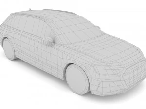 audi rs4 avant 2020 3D Model