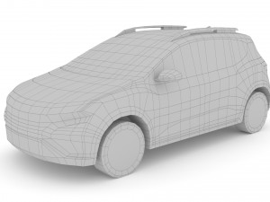 suv 6 low poly car collection 3D Model