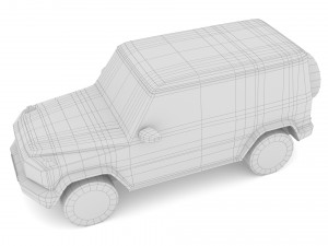 suv 6 low poly car collection 3D Model