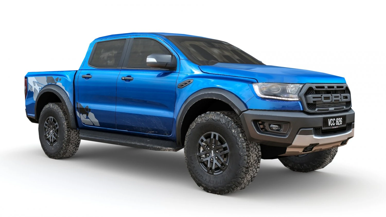 ford-ranger raptor 2021 3D Model .c4d .max .obj .3ds .fbx .stl .blend 