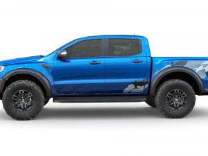 ford-ranger raptor 2021 3D Model