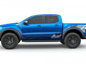 ford-ranger raptor 2021 3D Model