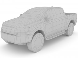 ford-ranger raptor 2021 3D Model