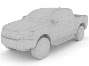 ford-ranger raptor 2021 3D Model
