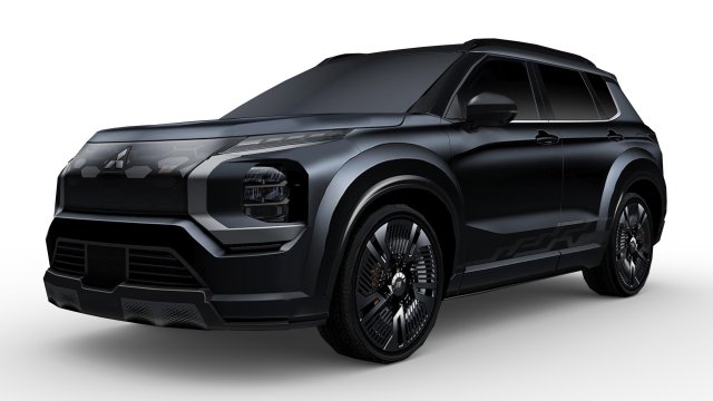 mitsubishi outlander vision ralliart 2022 3D Модель .c4d .max .obj .3ds .fbx .stl .blend 