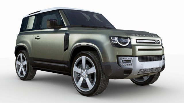 Land Rover Defender 90 2020 3D मॉडल .c4d .max .obj .3ds .fbx .stl .blend