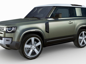 Land Rover Defender 90 2020 3D मॉडल