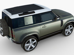 Land Rover Defender 90 2020 3D मॉडल