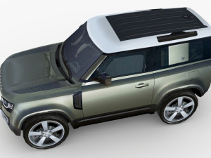 Land Rover Defender 90 2020 3D मॉडल