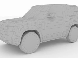 Land Rover Defender 90 2020 3D Model