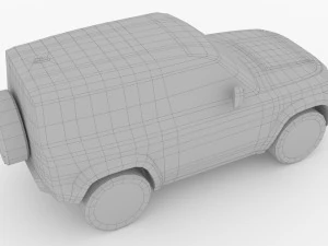 Land Rover Defender 90 2020 3D Model