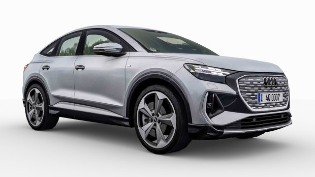 Audi Q4 Sportback e-tron 2022 3D 模型 .c4d .max .obj .3ds .fbx .stl .blend 