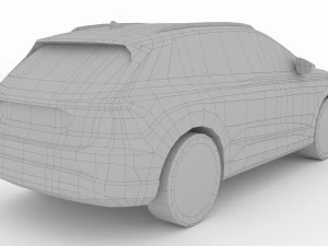 Audi Q4 e-tron 2022 Modello 3D