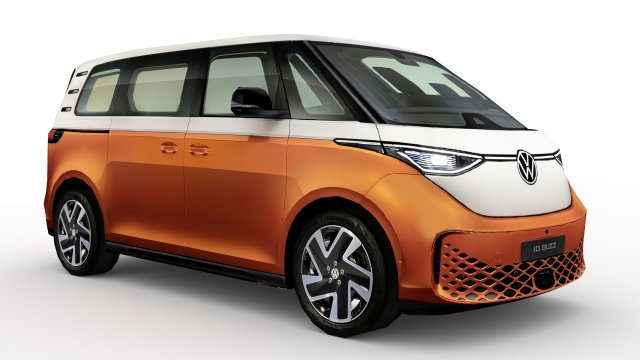 Volkswagen ID Buzz 2024 Modello 3D .c4d .max .obj .3ds .fbx .stl .blend 