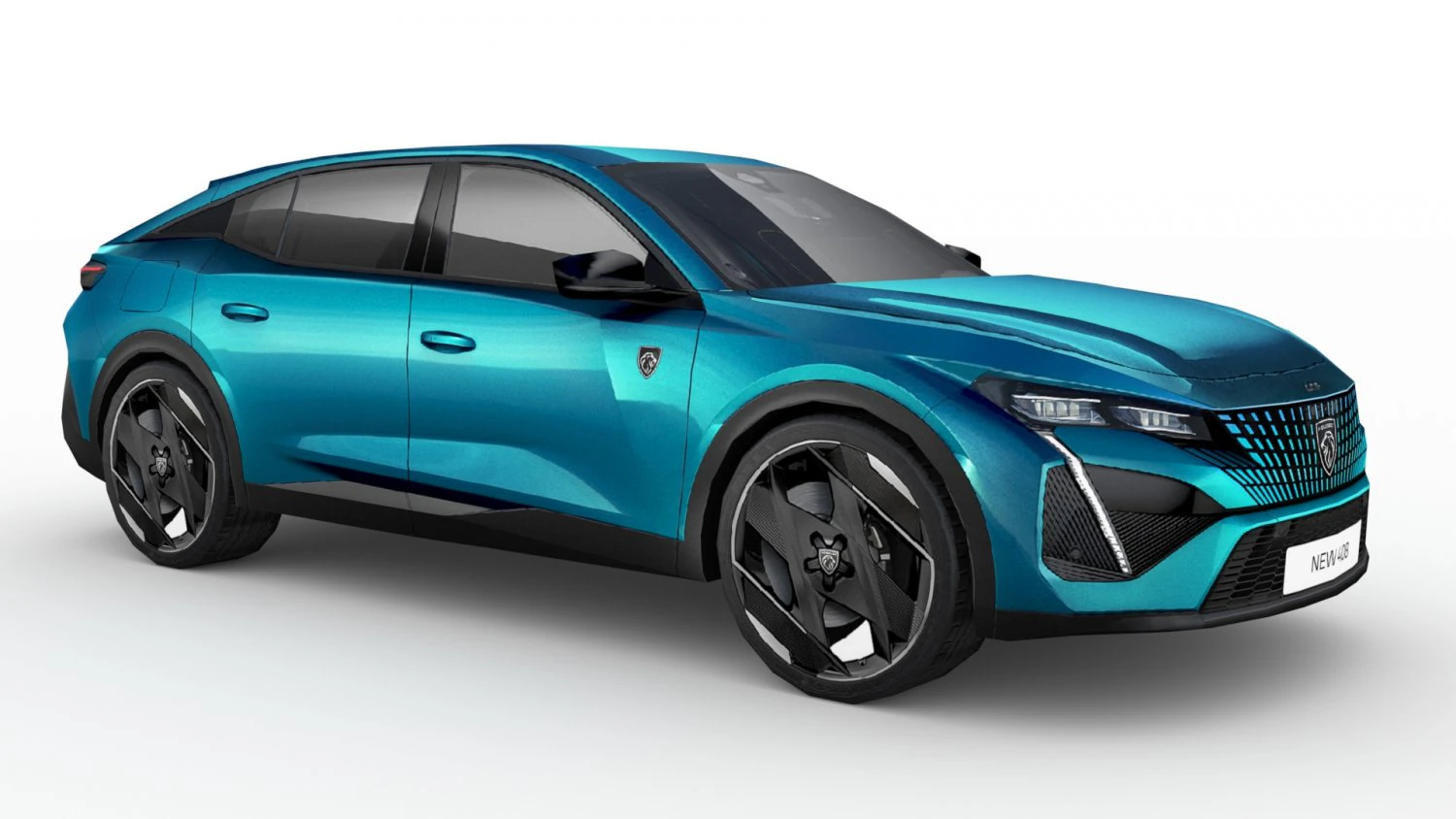 Peugeot 408 2023 3D Model .c4d .max .obj .3ds .fbx .stl .blend