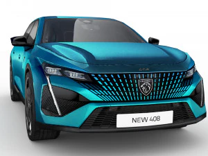 Peugeot 408 2023 3D Model