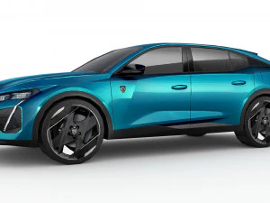 Peugeot 408 2023 3D Model