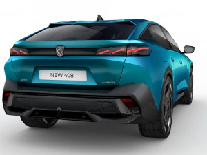 Peugeot 408 2023 3D Model