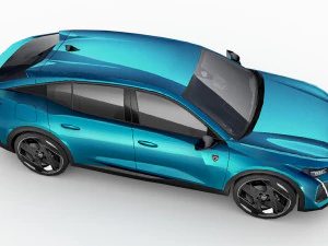 Peugeot 408 2023 3D Model
