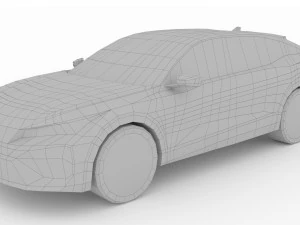 Peugeot 408 2023 3D Model