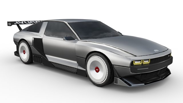 Hyundai N Vision 74 Modelo 3D .c4d .max .obj .3ds .fbx .stl .blend 