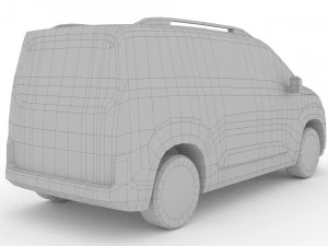 Opel Combo Life 2022 3D Model