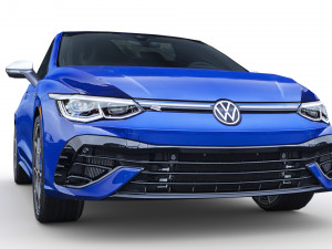 Volkswagen Golf 8 R 2022 Modelo 3D