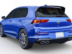 Volkswagen Golf 8 R 2022 Modello 3D