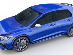 Volkswagen Golf 8 R 2022 Modelo 3D