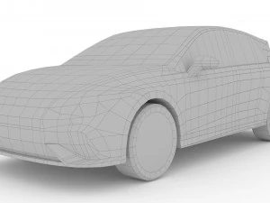 Volkswagen Golf 8 R 2022 Modello 3D