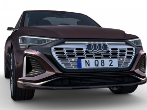 Audi Q8 Sportback E-tron 2024 3D Model