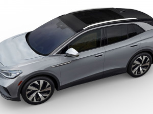 Volkswagen ID4 2021 3D Model