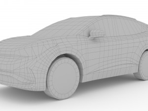 Volkswagen ID4 2021 3D Model